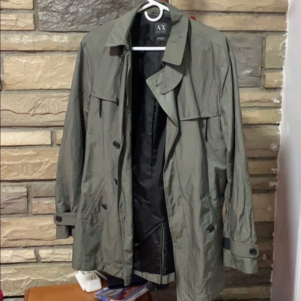 Armani exchange men trench coat